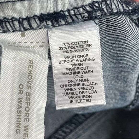 Loft Jeans Women's 6 Blue Modern Flare Low Rise Dark Denim Stretch - Picture 8 of 13